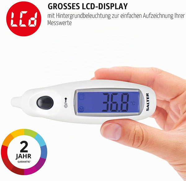 Salter Jumbo Display Infrared Ear Thermometer - Measure 34°C to 43°C - 2
