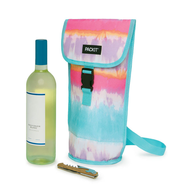 PackIt Freezable Napa Wine Bag Tiedye - 750ml - 3