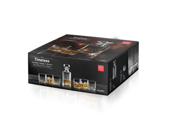 Rcr Crystal Timeless Whiskey Glassware Set 7pcs - 1