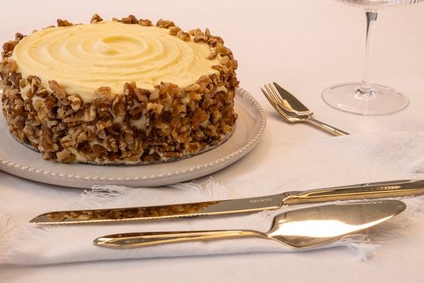 Splayd Gold Cake Knife, Server & Splayd Set/8 - 3