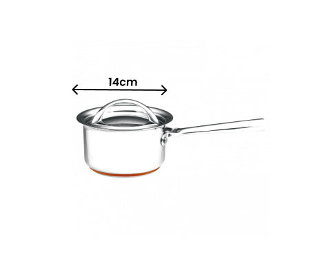 Essteele Per Vita Stainless Steel Saucepan - 14cm/1.2L - 1