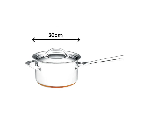 Essteele Per Vita Stainless Steel Saucepan - 20cm/3.8L - 1
