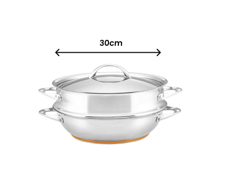 Essteele Per Vita Stainless Steel Multicooker - 30cm/4.7L - 1