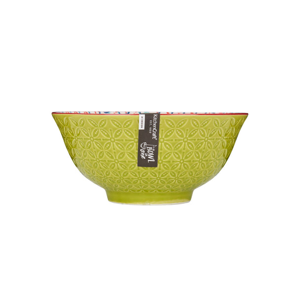 Mikasa Does it All Ceramic Bowl - Geometric Line - 15.7cm - 3