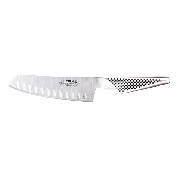 Global Classic 13cm Cooks Knife - Fluted - 3