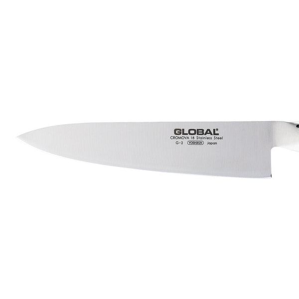 Global Classic Steel Cooks Knife - 20cm - 2