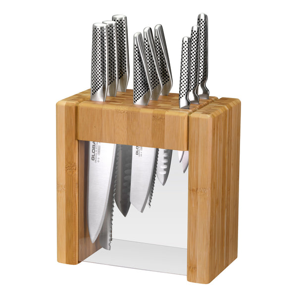 Global Ikasu X Knife Block Set - 10 Piece - 1