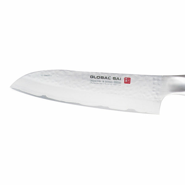 Global Sai Santoku Knife - 19cm - 2