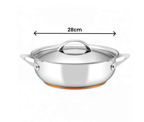 Essteele Stailness Steel Sauteuse Suitabile - 28cm/5.2L - 1