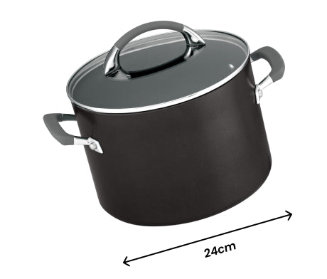 Anolon Endurance+ Nonstick Stockpot Bonus Pasta Insert - 24Cm/7.6L - 1