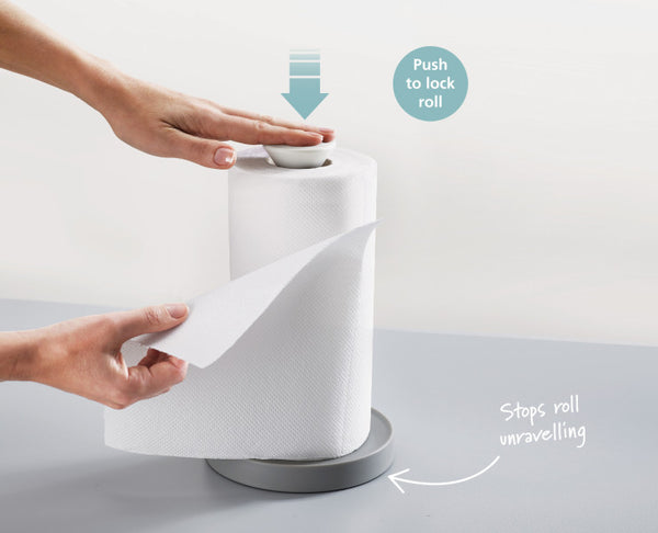 Joseph Joseph Duo Kitchen Roll Holder Grey - 2