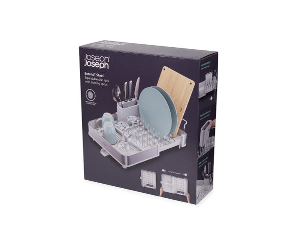 Joseph Joseph Extend Dish Rack Stainless Steel – Polypropylene Stone Color - 2