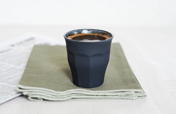 Duralex Picardie Soft Touch Black Tumbler Set of 6 - 90ml - 1