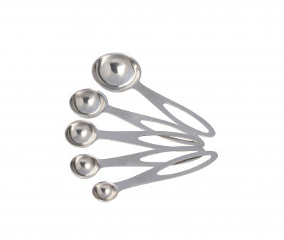 Cuisena Stainless Steel Measuring Spoons Set of 5 - (1/4, 1/2 and 1 teaspoon, 1/2 and 1 tablespoon) - 1