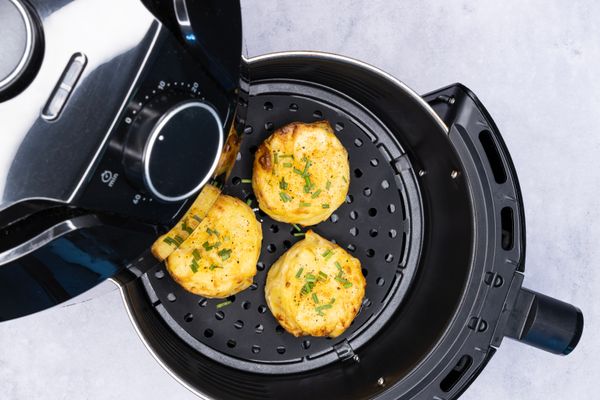 Cuisena Air Fryer Silicone Round Mat Black & Grey 19.5cm Set/2 - 2