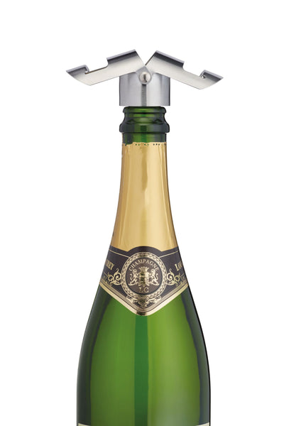 BarCraft Stainless Steel Champagne and Sparkling Wine Stopper - 3