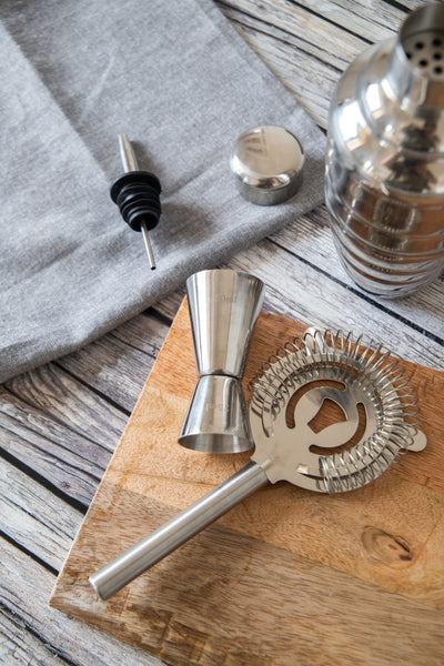 BarCraft Stainless Steel Dual Spirit Measure Cup - 4.2cm x 4.2cm x 8.4cm - 3