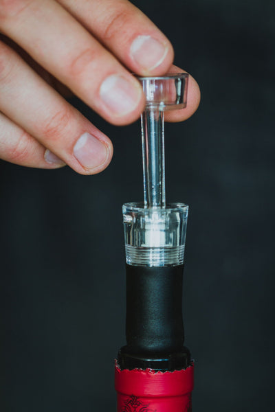 BarCraft Wine Preserver Pump/Stopper - 2.3cm x 2.3cm x 8.2cm - 3