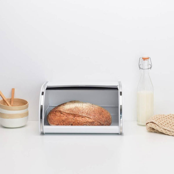 Brabantia Roll Top Brilliant Steel Bread Bin – 16L - 2