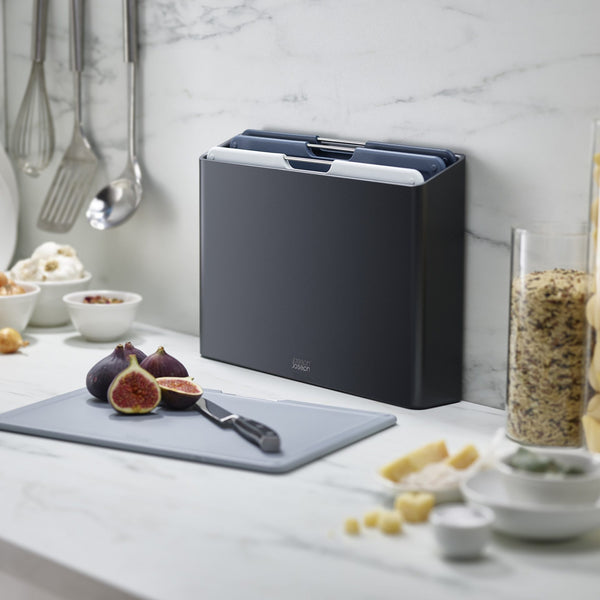 Joseph Joseph Folio Large Chopping Board Set Graphite - 4 Piece - 1