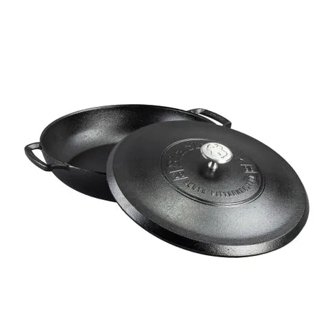 Lodge Blacklock Cast Iron Braiser with Lid – 3.7L - 3