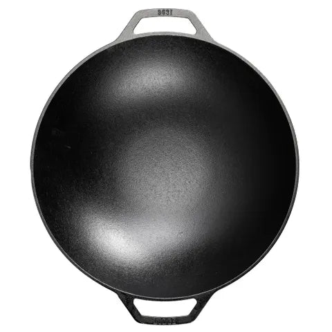 Lodge Cast Iron Induction Wok - 35.5cm - 1