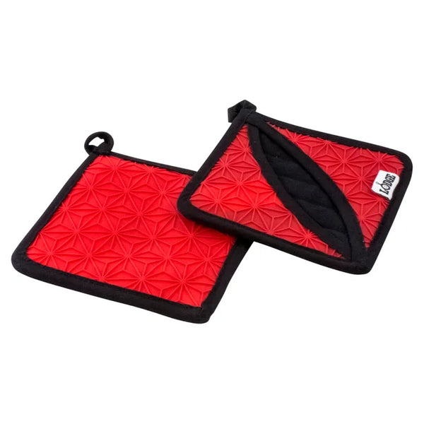 Lodge Silicone Trivet Potholder Red - 2