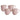 Mason Cash Classic Collection Set Of 4 Pink Mugs Stoneware Construction - 400ml