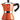 Pezzetti Bellexpress Orange Coffee Maker - 3 Cups