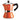 Pezzetti Bellexpress Orange Induction Coffee Maker - 6 Cups