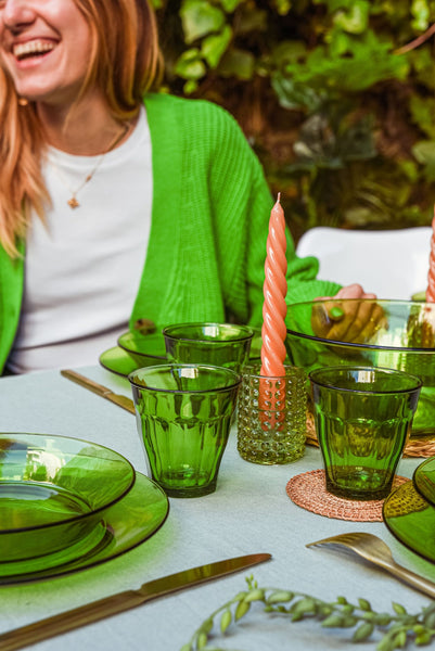 Duralex Picardie Green Tumbler Set of 4 - 250ml - 3