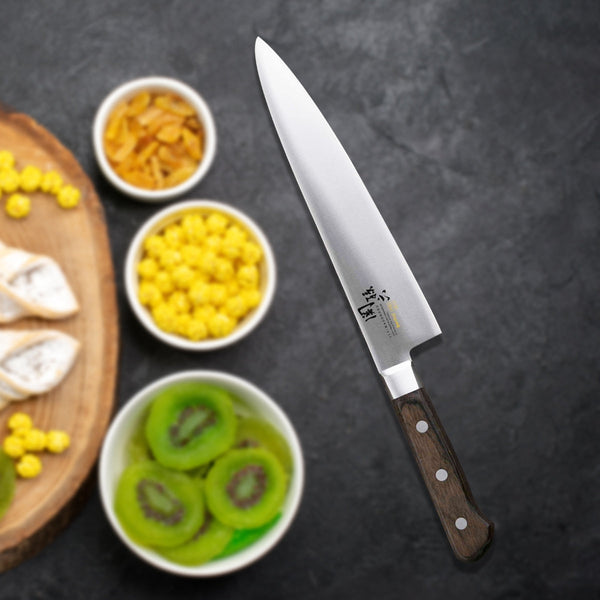 Seki Magoroku Benifuji Chefs Knife 21cm - Shaped In The Traditional European Style - 3