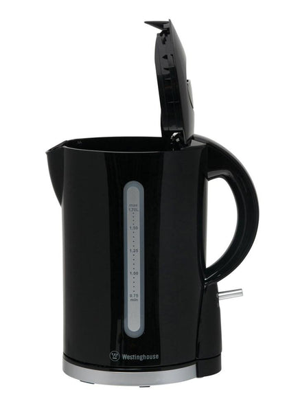 Westinghouse Black Plastic Kettle Auto off switch - 1.7L - 1