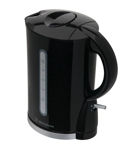 Westinghouse Black Plastic Kettle Auto off switch - 1.7L - 2