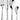 Wiltshire Paros Steel Cutlery Set – 16Pc (4x Each - Table Forks, Table Knives, Dessert Spoon, Teaspoon)