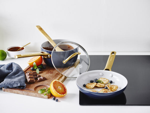 GreenPan Padova Navy Blue Covered Saucepan 18cm/2L - 2