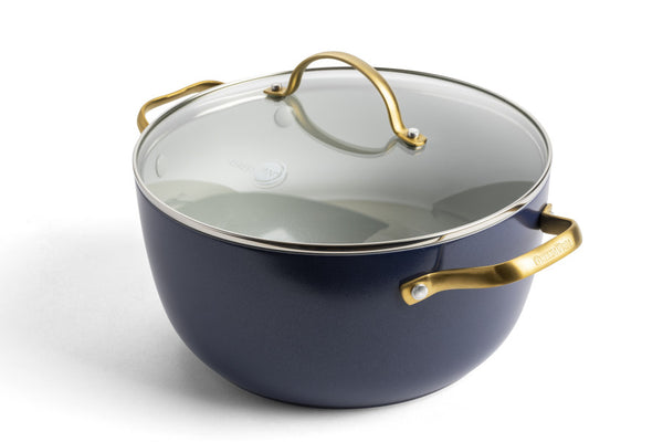 GreenPan Padova Navy Blue Covered Casserole 24cm/4.7L - 1
