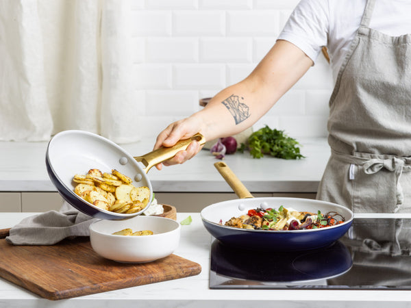 GreenPan Padova Navy Blue Frypan 24cm - 3