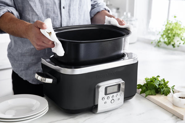 GreenPan Slow Cooker 6L - Black Nonstick - 3