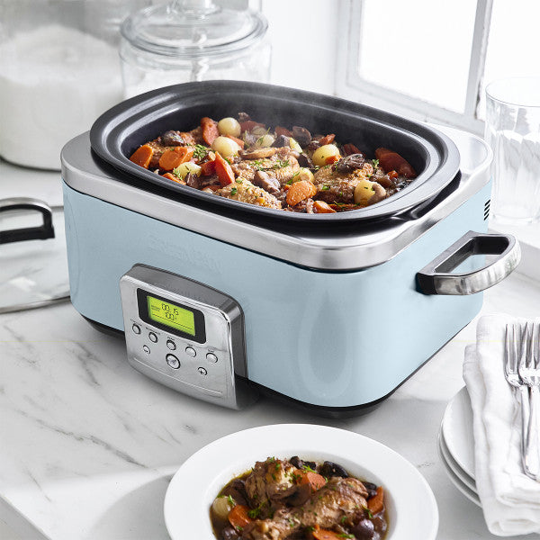 GreenPan Slow Cooker 6L - Blue Haze Nonstick - 1