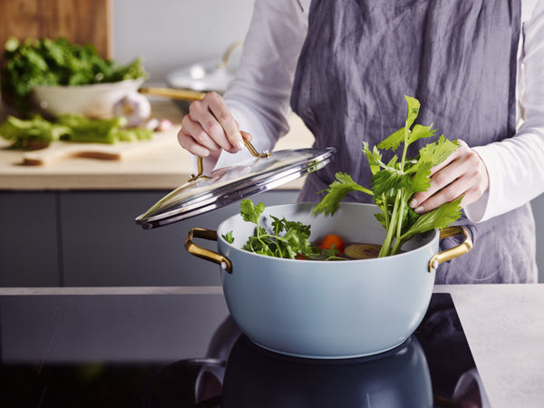 GreenPan Padova Smokey Blue Covered Casserole 24cm/4.7L - 3