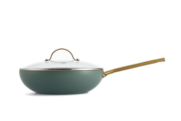GreenPan Padova Smokey Blue Covered Wok 28cm/3.7L - 1