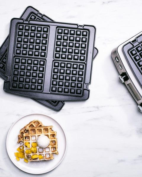 GreenPan Elite Contact Grill Accessories - PFAS Free Waffle plates - 1