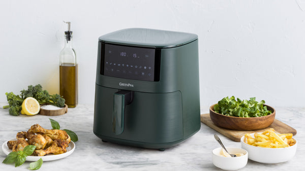 GreenPan Bistro XXL Coloured Air fryer Pine Green - 7.2L - 3
