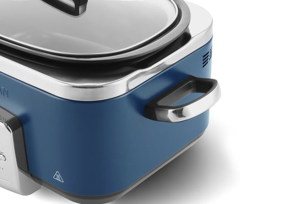 GreenPan Slow Cooker 6L PFAS Free - Oxford Blue - 1