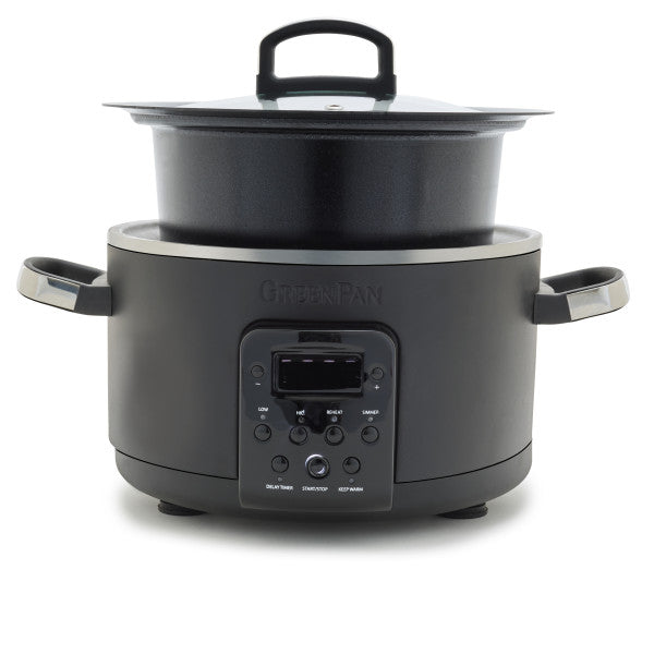 GreenPan Bistro Slow Cooker 3.7L PFAS Free - Black - 1