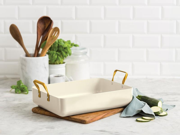 GreenPan Padova Cream PFAS Free Roasting Pan - 2