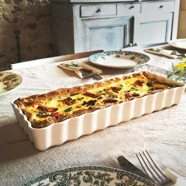 Emile Henry Slim Rectangular Tart Dish - Clay - 3