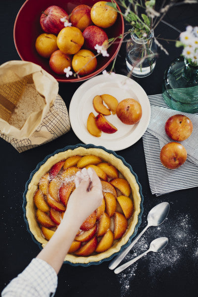 Emile Henry Deep Flan Dish 24 cm - Flour - 2