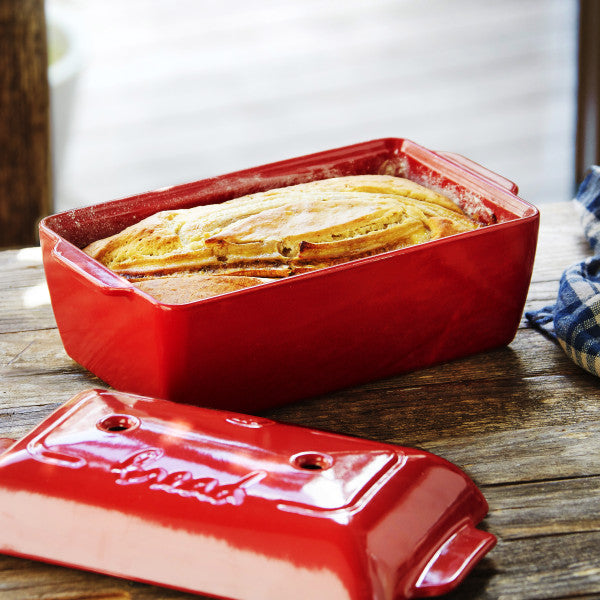 Emile Henry Bread Loaf Baker - Burgundy - 3